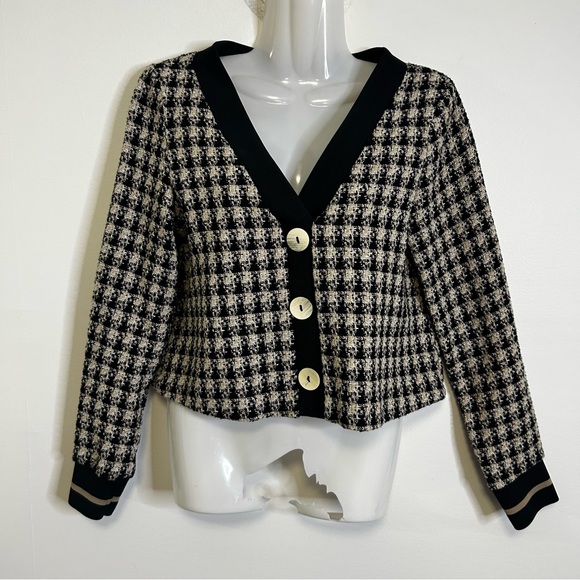 ◾️Zara Tweed Button Front Cardigan - Picture 10 of 11